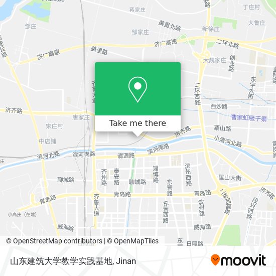 山东建筑大学教学实践基地 map