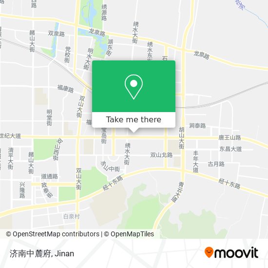 济南中麓府 map