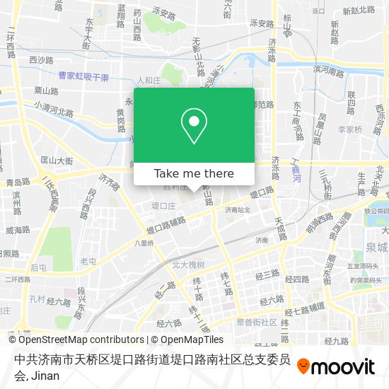 中共济南市天桥区堤口路街道堤口路南社区总支委员会 map