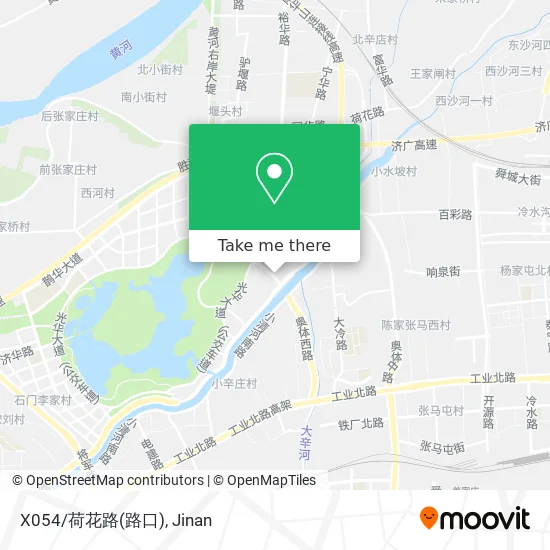 X054/荷花路(路口) map