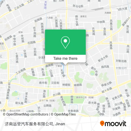 济南远登汽车服务有限公司 map