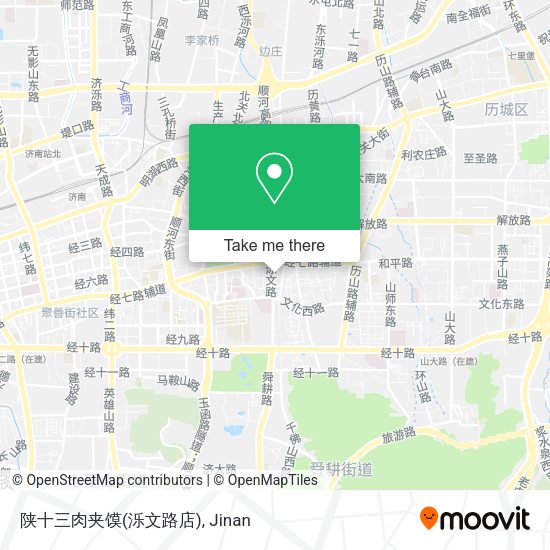 陕十三肉夹馍(泺文路店) map