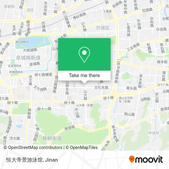 恒大帝景游泳馆 map