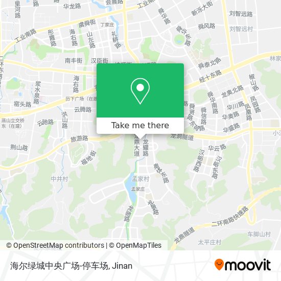 海尔绿城中央广场-停车场 map