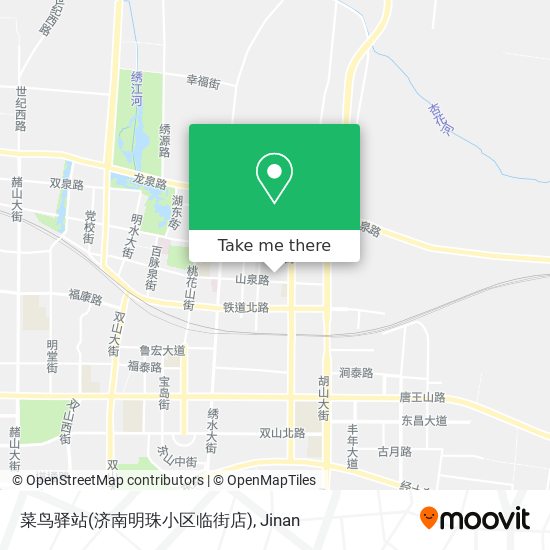 菜鸟驿站(济南明珠小区临街店) map