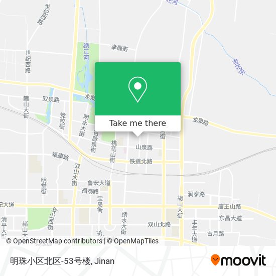 明珠小区北区-53号楼 map