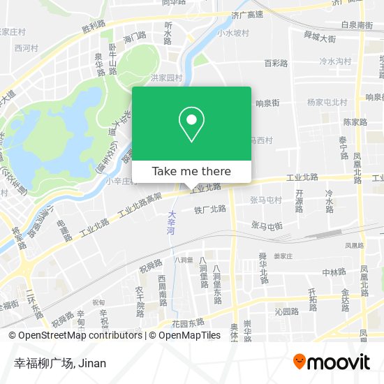 幸福柳广场 map
