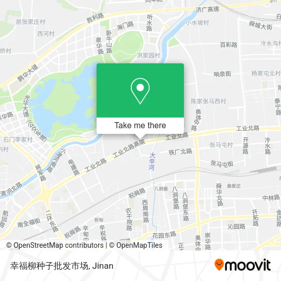 幸福柳种子批发市场 map