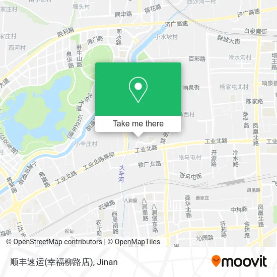 顺丰速运(幸福柳路店) map
