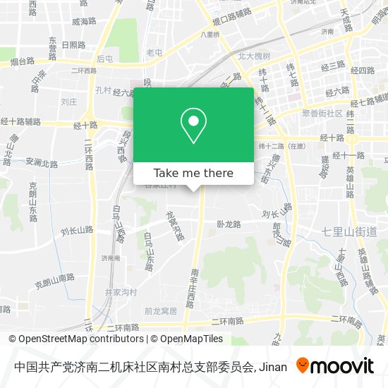 中国共产党济南二机床社区南村总支部委员会 map