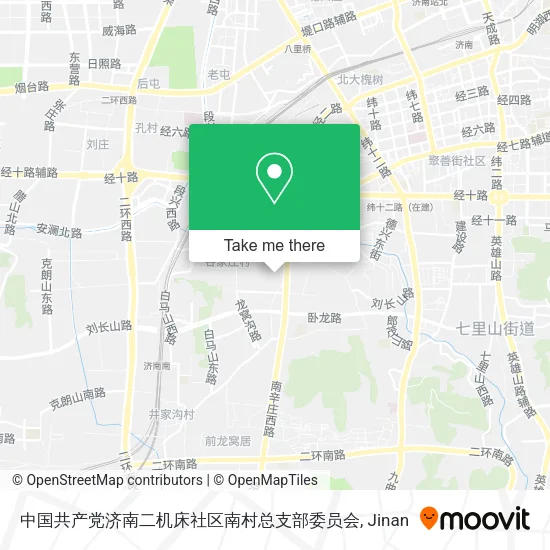 中国共产党济南二机床社区南村总支部委员会 map