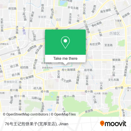 76号王记煎饼果子(宽厚里店) map