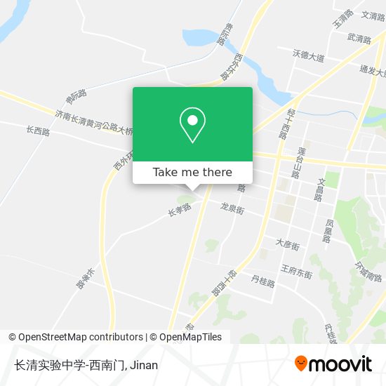 长清实验中学-西南门 map