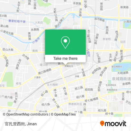 官扎营西街 map