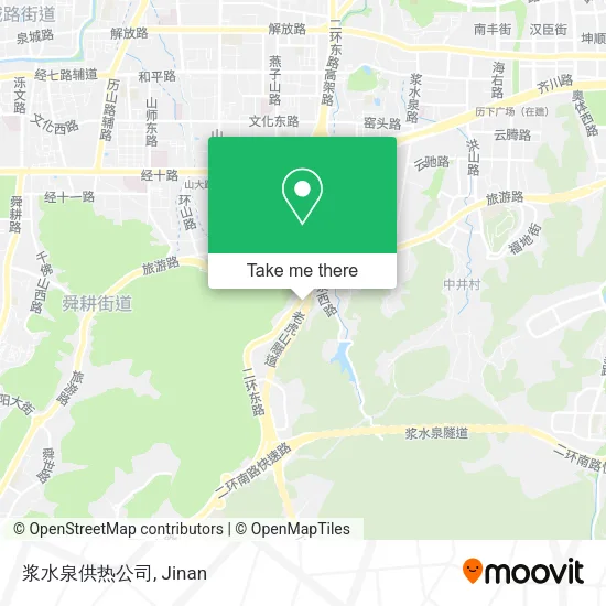 浆水泉供热公司 map