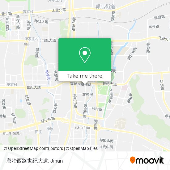 唐冶西路世纪大道 map