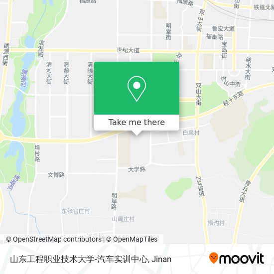 山东工程职业技术大学-汽车实训中心 map