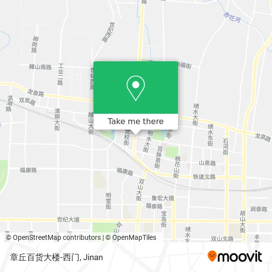 章丘百货大楼-西门 map