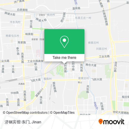 济钢宾馆-东门 map