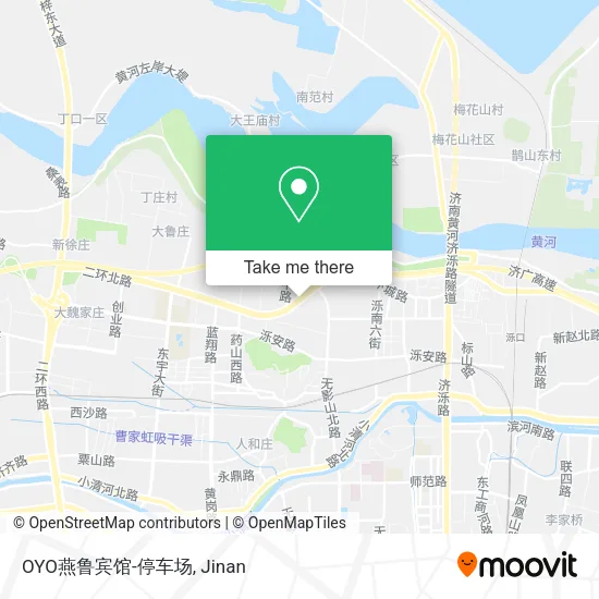 OYO燕鲁宾馆-停车场 map