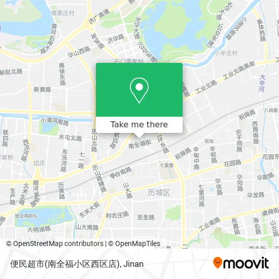 便民超市(南全福小区西区店) map