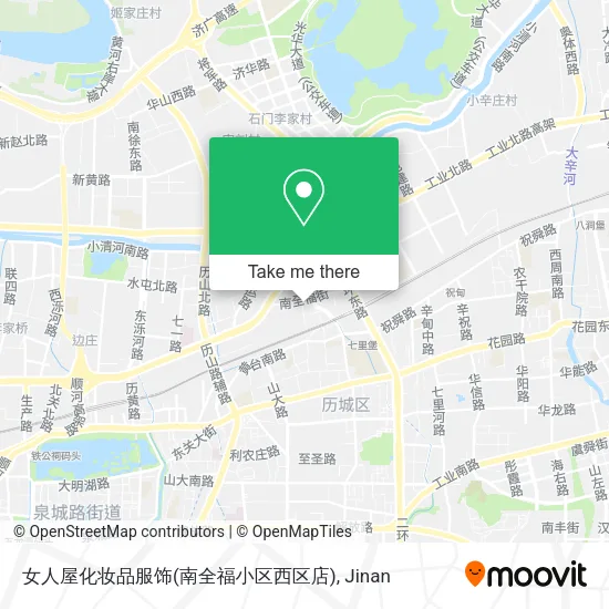 女人屋化妆品服饰(南全福小区西区店) map