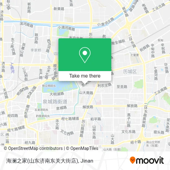 海澜之家(山东济南东关大街店) map