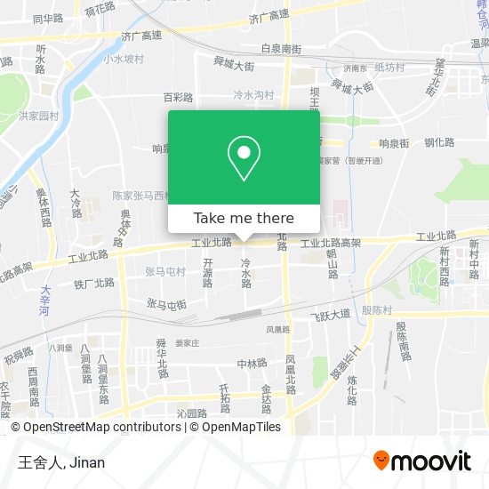 王舍人 map