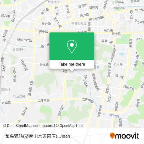菜鸟驿站(济南山水家园店) map