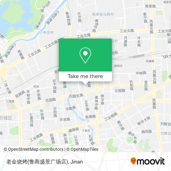 老金烧烤(鲁商盛景广场店) map