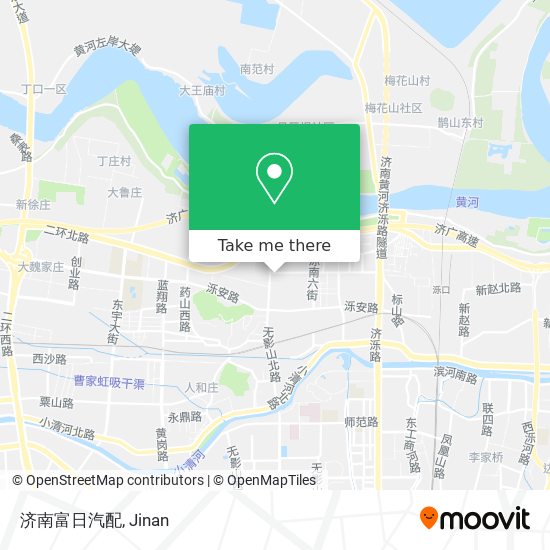 济南富日汽配 map