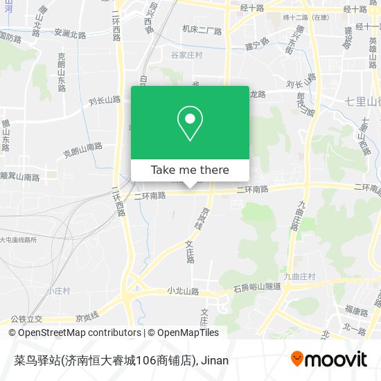 菜鸟驿站(济南恒大睿城106商铺店) map