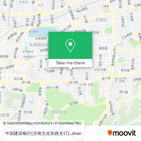 中国建设银行(济南文化东路支行) map