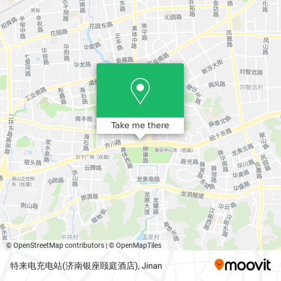 特来电充电站(济南银座颐庭酒店) map