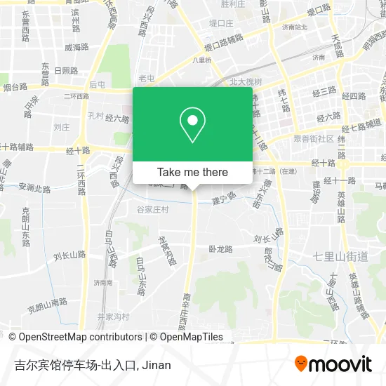 吉尔宾馆停车场-出入口 map