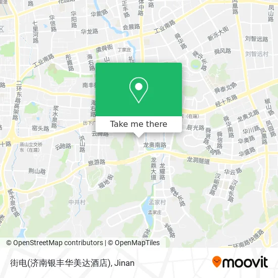 街电(济南银丰华美达酒店) map