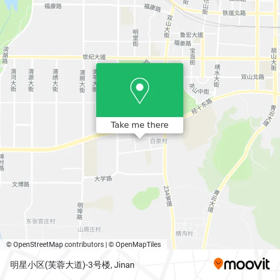 明星小区(芙蓉大道)-3号楼 map