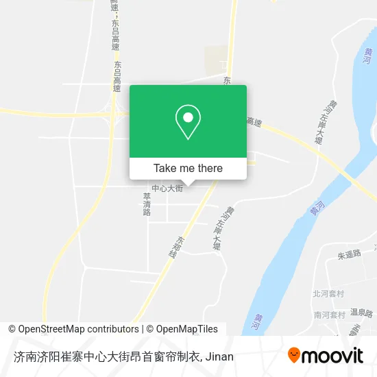 济南济阳崔寨中心大街昂首窗帘制衣 map