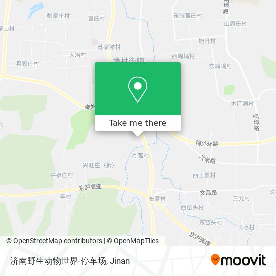 济南野生动物世界-停车场 map