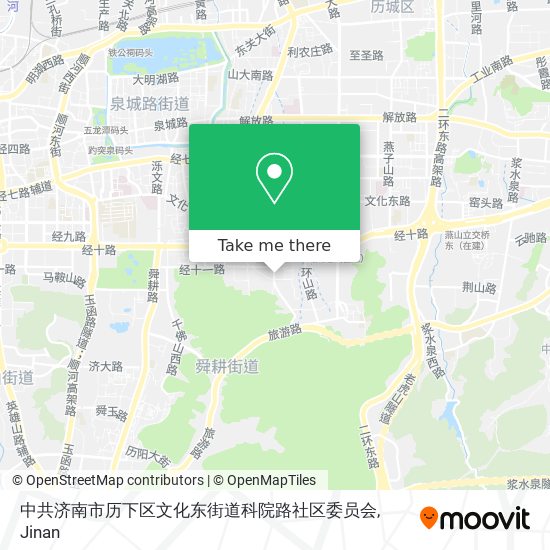 中共济南市历下区文化东街道科院路社区委员会 map