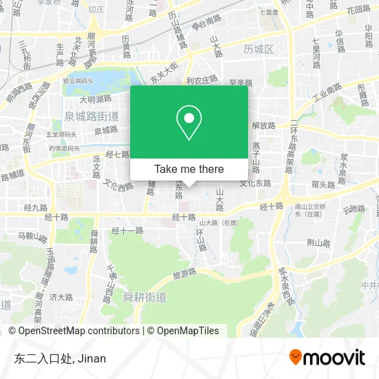 东二入口处 map