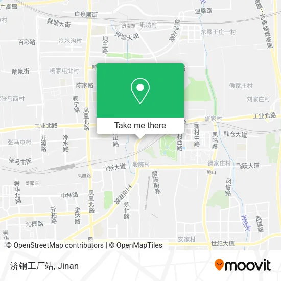 济钢工厂站 map