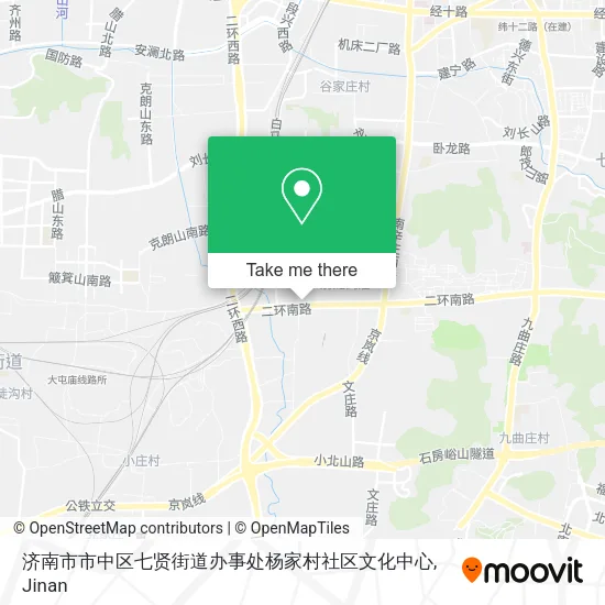 济南市市中区七贤街道办事处杨家村社区文化中心 map