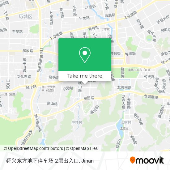 舜兴东方地下停车场-2层出入口 map