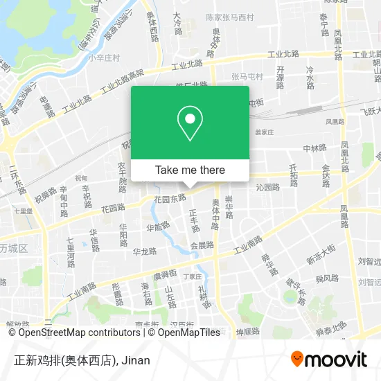 正新鸡排(奥体西店) map
