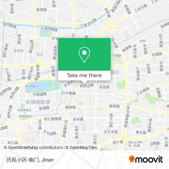 历苑小区-南门 map