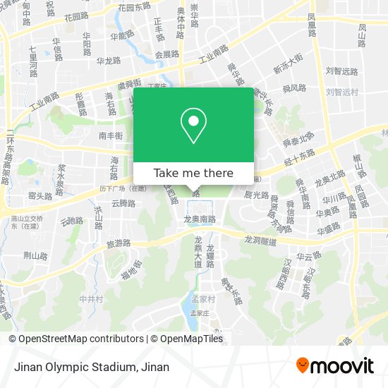 Jinan Olympic Stadium map