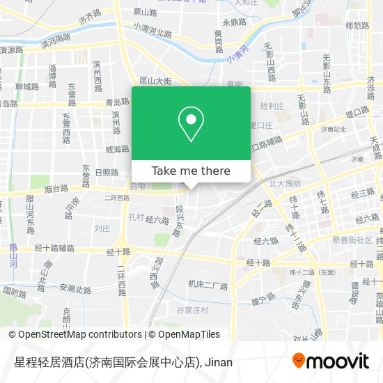 星程轻居酒店(济南国际会展中心店) map