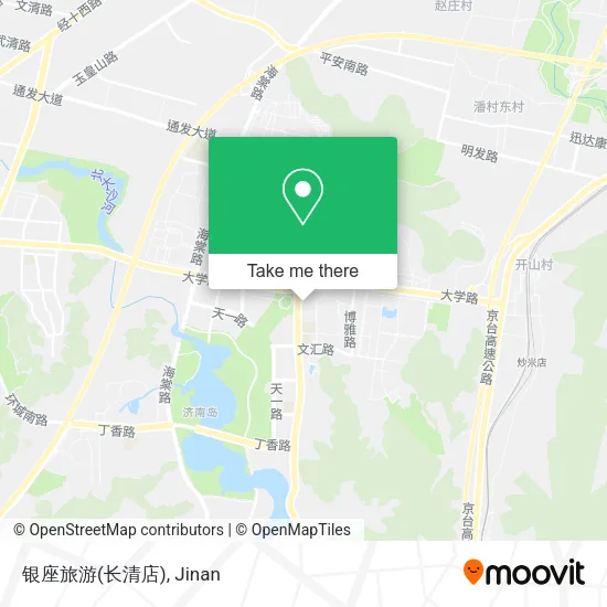 银座旅游(长清店) map