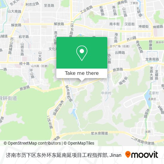 济南市历下区东外环东延南延项目工程指挥部 map